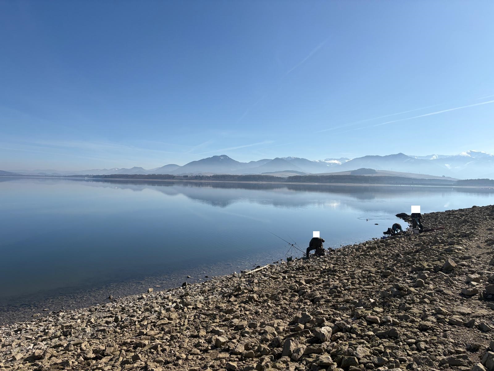 Liptovská Mara vo februári