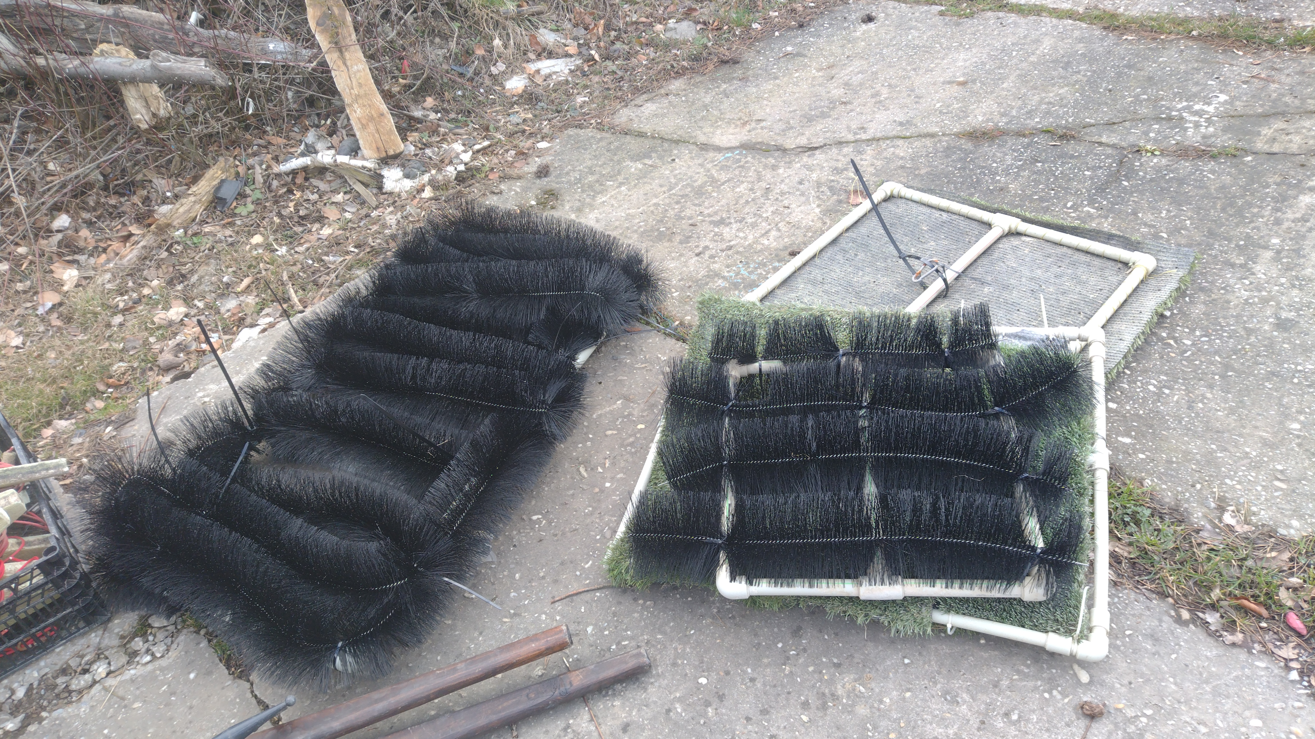 hniezda vytvorené z použitím kief